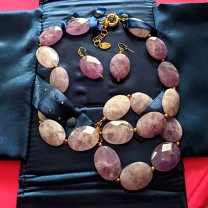 Stauer Amethyst jewelry set